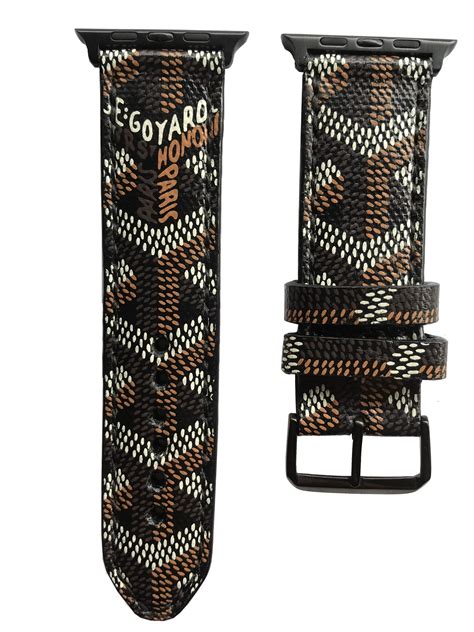 goyard iwatch bands|luxury band for apple watch.